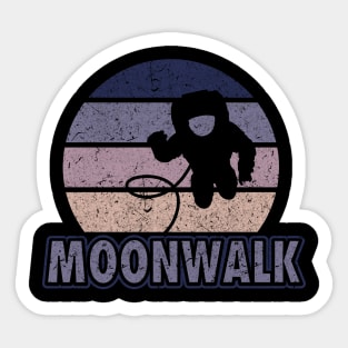 Vintage Moon walk Sticker